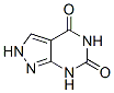 2H-Pyrazolo[3,4-d]pyrimidine-4,6(5H,7H)-dione 结构式