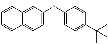 N-(4-叔丁基苯基)-2-萘胺 结构式