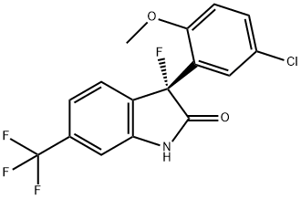 (R)-(-)-BMS 204352 结构式