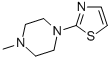 1-甲基-4-(1,3-噻唑-2-基)哌嗪 结构式