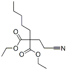 Propanedioic acid, (2-cyanoethyl)pentyl-, diethyl ester 结构式