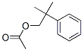 (2-甲基-2-苯基-丙基)乙酸酯 结构式