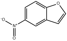 苯并呋喃, 5-硝基- 结构式