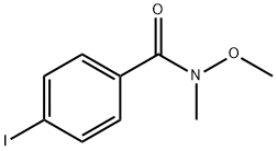 N-甲氧基-N-甲基-4-碘苯甲酰胺 结构式