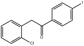 2-(2-氯苯基)-1-(4-碘苯基)乙-1-酮 结构式