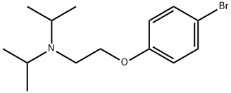 N-(2-(4-溴苯氧基)乙基)-N-异丙基丙-2-胺 结构式
