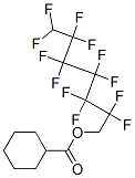 Cyclohexanecarboxylic acid 2,2,3,3,4,4,5,5,6,6,7,7-dodecafluoroheptyl ester 结构式