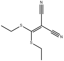 BIS(ETHYLTHIO)METHYLENE MALONONITRILE			 结构式