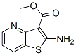 Thieno[3,2-b]pyridine-3-carboxylic acid, 2-amino-, methyl ester (9CI) 结构式