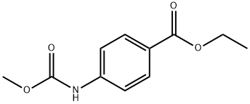4-[(甲氧羰基)氨基]苯甲酸乙酯 结构式
