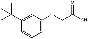 2-(3-叔丁基苯氧基)乙酸 结构式