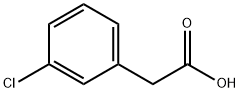 3-氯苯乙酸 结构式