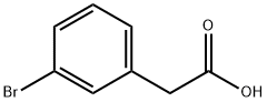 3-溴苯乙酸 结构式