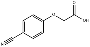 (4-氰基苯氧基)乙酸 结构式