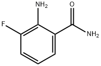 2-氨基-3-氟苯甲酰胺 结构式