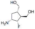 1,2-Cyclopentanedimethanol,4-amino-3-fluoro-,[1S-(1alpha,2beta,3alpha,4alpha)]-(9CI) 结构式