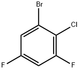 1-溴-2-氯-3,5-二氟苯 结构式