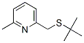 2-Methyl-6-(tert-butylthiomethyl)pyridine 结构式