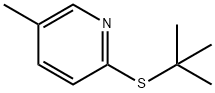 2-(tert-Butylthio)-5-methylpyridine 结构式