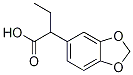 2-(苯并[D][1,3]1,3-二氧杂环戊烯-5-基)丁酸 结构式