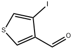 4-碘噻吩-3-甲醛 结构式