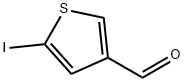 5-碘噻吩-3-甲醛 结构式