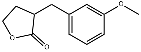 Dihydro-3-[(3-Methoxyphenyl)Methyl]-2(3H)-furanone 结构式