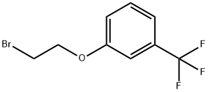 1-(2-溴乙氧基)-3-三氟甲基苯 结构式