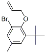 1-BROMO-3-(1,1-DIMETHYLETHYL)-5-METHYL-2-(PROP-2-EN-1-YLOXY)BENZENE 结构式