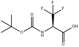 N-(TERT-BUTOXYCARBONYL)-3,3,3-TRIFLUOROALANINE 结构式