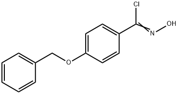 4-(苄氧基)-N-羟基亚氨代苯甲酰氯 结构式