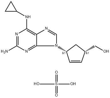 硫酸阿巴卡韦 结构式