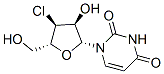 3'-chloro-3'-deoxyuridine 结构式