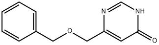 6-苄氧甲基-4-羟基嘧啶 结构式