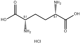 (5S,2S)-2,5-Diaminoadipic acid 2HCl 结构式