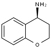 (4S)-3,4-二氢-2H-1-苯并吡喃-4-胺 结构式