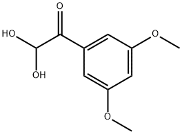 3,5-二甲氧基苯基乙二醛水合物 结构式