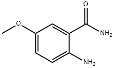 2-氨基-5-甲氧基苯甲酰胺 结构式