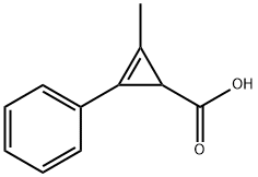 2-甲基-3-苯基-2-环丙烯-1-羧酸 结构式