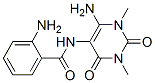 Benzamide,  2-amino-N-(6-amino-1,2,3,4-tetrahydro-1,3-dimethyl-2,4-dioxo-5-pyrimidinyl)- 结构式