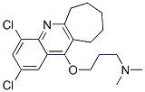 2,4-Dichloro-11-[3-(dimethylamino)propoxy]-7,8,9,10-tetrahydro-6H-cyclohepta[b]quinoline 结构式