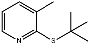 2-(tert-Butylthio)-3-methylpyridine 结构式