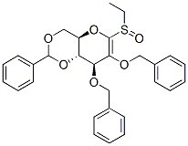 Ethyl2,3-di-O-benzyl-4,6-O-benzylidene-a-D-thiomannopyranosideS-oxide 结构式