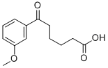 6-(3-METHOXYPHENYL)-6-OXOHEXANOIC ACID 结构式