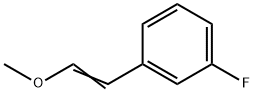 Benzene, 1-fluoro-3-(2-methoxyethenyl)- (9CI) 结构式