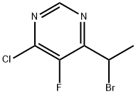 4-(1-溴代乙基)-5-氟-6-氯嘧啶 结构式