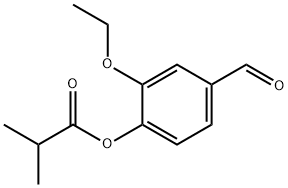 异丁酸乙基香兰酯 结构式