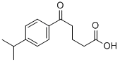 5-(4-异丙基苯基)-5-氧代戊酸 结构式