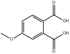 4-甲氧基邻苯二甲酸 结构式