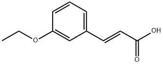 (2E)-3-(3-Ethoxyphenyl)prop-2-enoic acid, (E)-3-(3-Ethoxyphenyl)acrylic acid 结构式